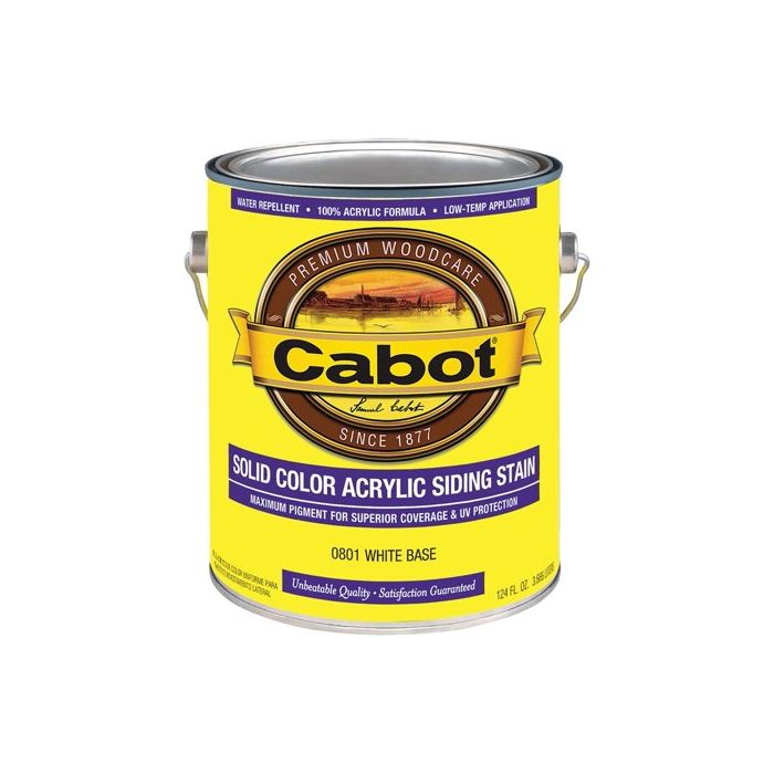 Gal Cabot Acry Solid Siding Wht