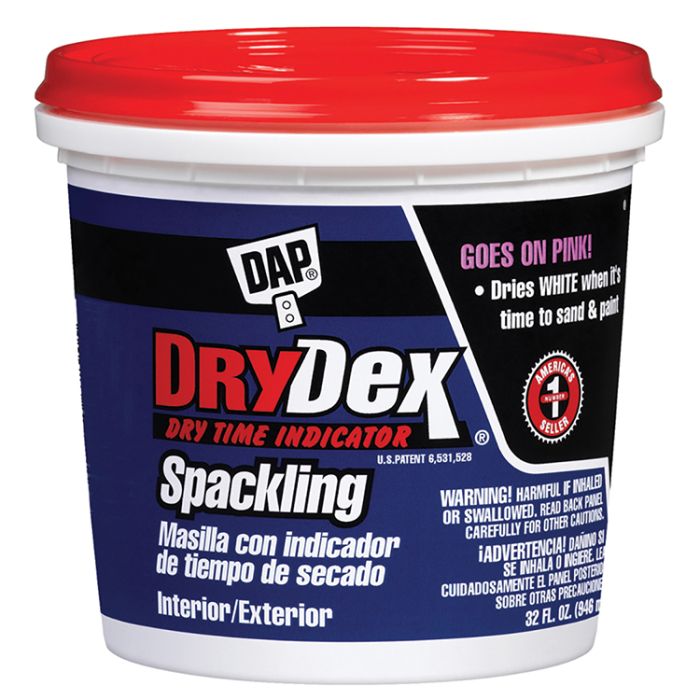 1 Qt Dap 12330 DryDex Interior/Exterior Spackling