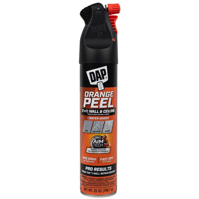 25 Oz. Dap 7079850005 White Texture Repair 2-in-1 Water Based Wall & Ceiling Spray Texture: Orange Peel