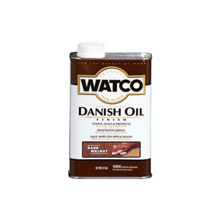 1 Pt Rust-Oleum 65851 Dark Walnut Watco Danish Oil Finish