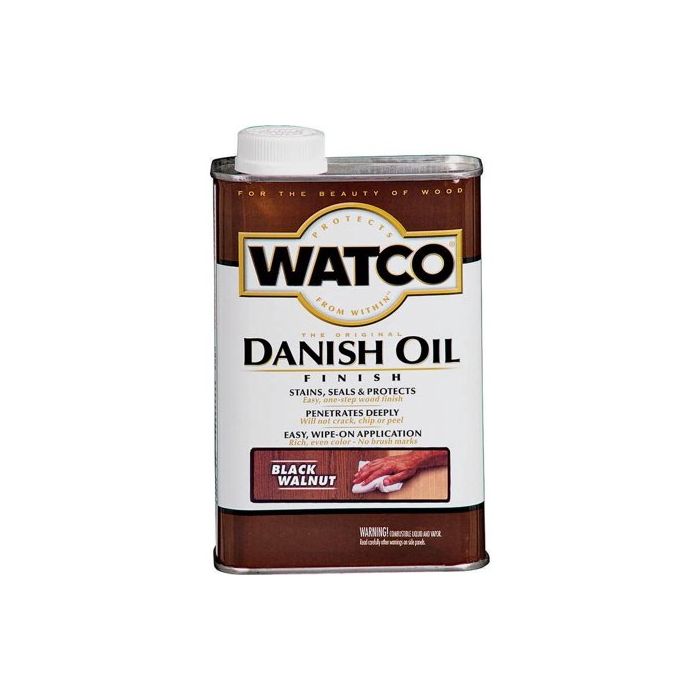 1 Pt Rust-Oleum 65351 Black Walnut Watco Danish Oil Finish