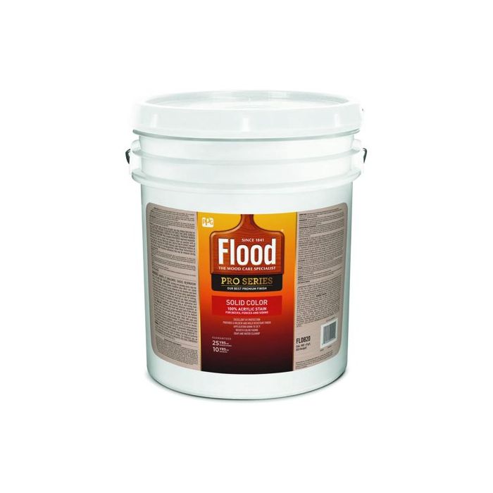 5 Gal Flood FLD822 Deep Base Pro Series Solid Color Acrylic Stain