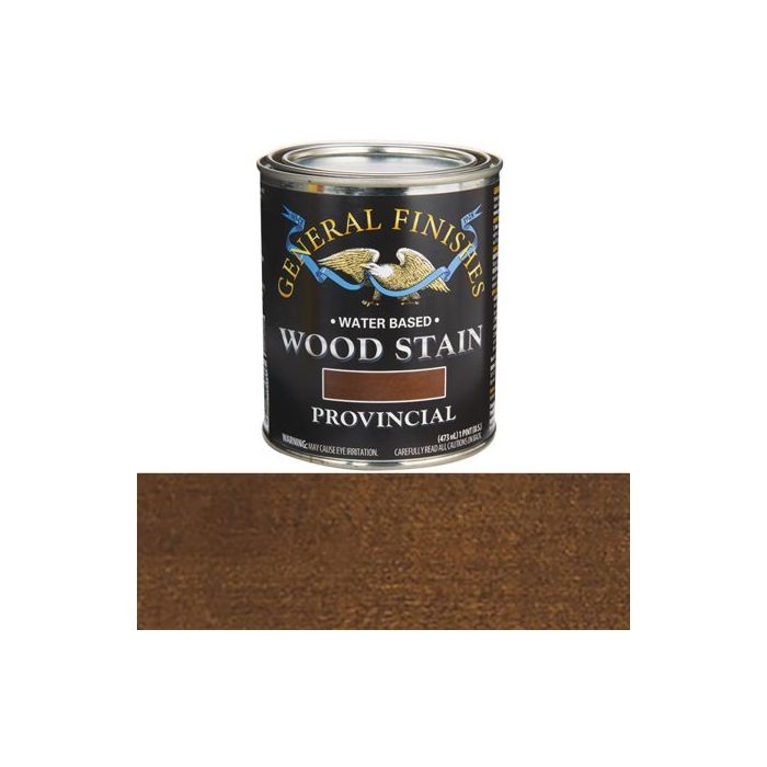 1 Pt General Finishes WVPT Provincial Wood Stain Water-Based Penetrating Stain