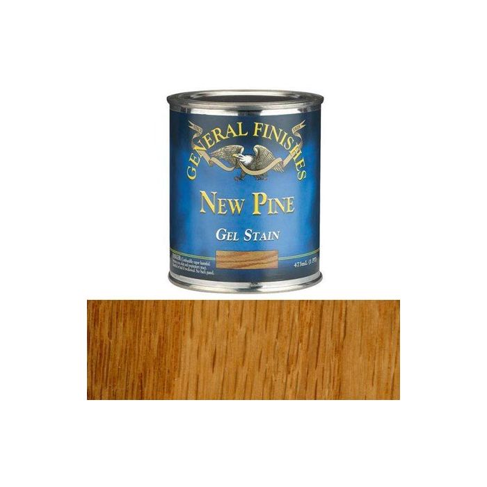 1 Pt General Finishes NPP New Pine Gel Stain Oil-Based Heavy Bodied Stain