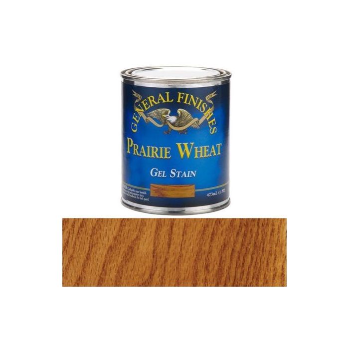 1 Pt General Finishes PP Prairie Wheat Gel Stain Oil-Based Heavy Bodied Stain
