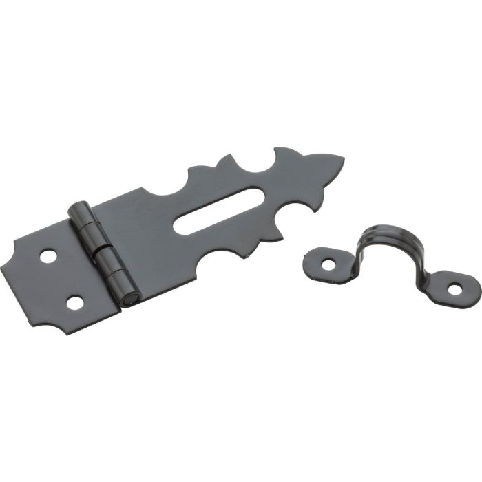 National 5/8 In. X 1-7/8 In. Oil Rubbed Bronze 2-Hole Decorative Hasp