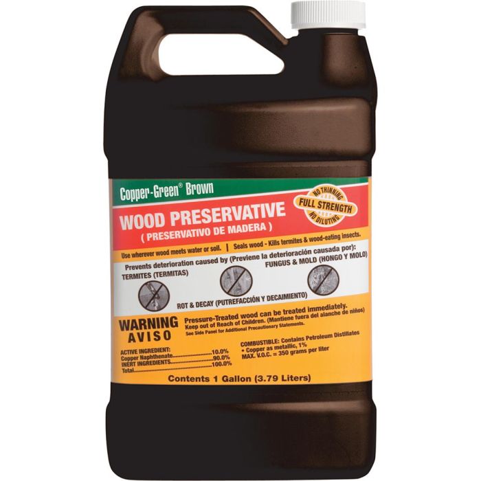 1 Gal Green Products 33001 Brown Copper-Green Wood Preservative