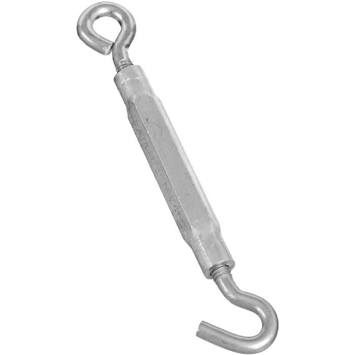 Turnbuckle Hook/Eye 1/4" X 7-1/2