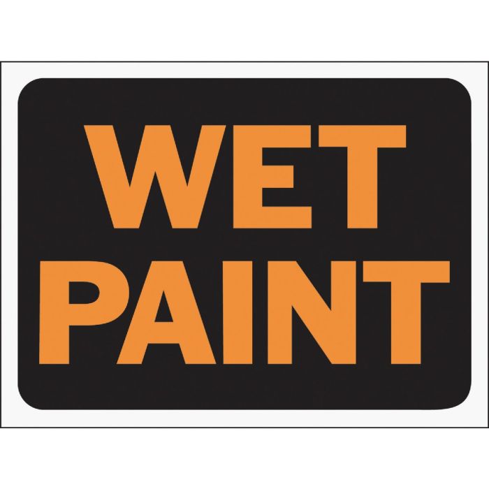 8.5x12 Wet Paint Sign