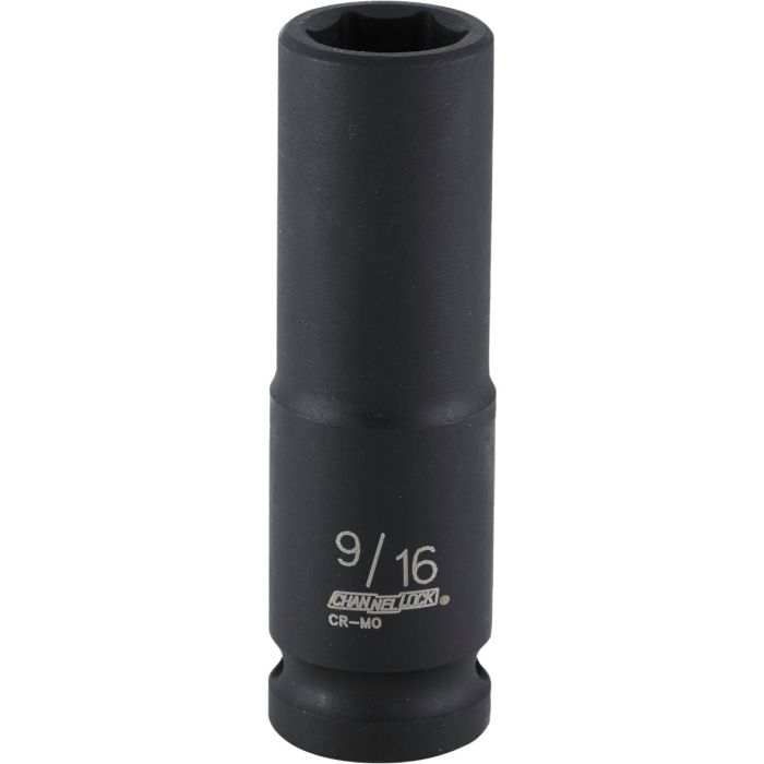 Channellock 1/2 In. Drive 9/16 In. 6-Point Deep Standard Impact Socket