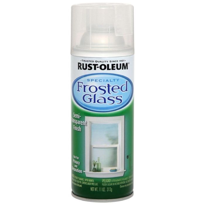 Rust-Oleum Frosted Glass 11 Oz. Clear Spray Finish