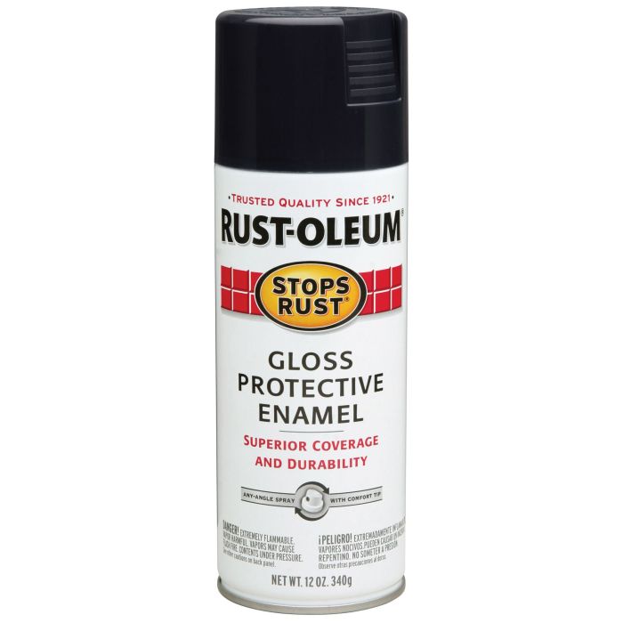 Stops Rust Gloss Black Rustoleum