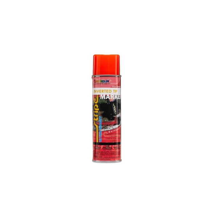 20 Oz Seymour 20-658 Fluorescent Red-Orange Stripe Ultra Bright Water-Based Inverted Marker Spray Paint