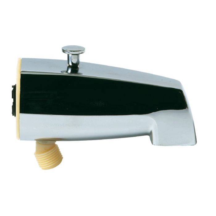 Do it 5-1/2 In. Bottom Mount Chrome Bathtub Spout with Diverter