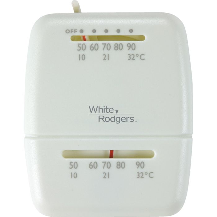 White Rodgers 24V Off-White Mechanical Thermostat
