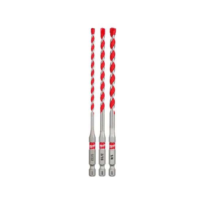 Image of MIlwaukee 3PC. SHOCKWAVE Impact Duty™ Carbide Hammer Drill Bit Set