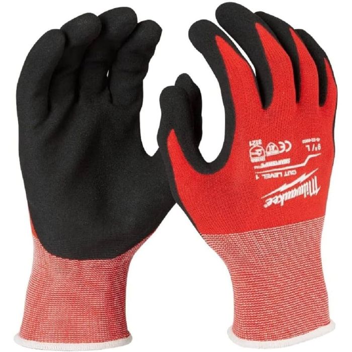 Image of Cut Levl 1 Nitr Dipped Gloves Lg