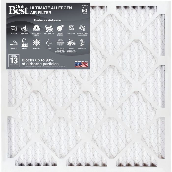 Do it Best 16 In. x 25 In. x 1 In. Merv 13 Furnace Filter