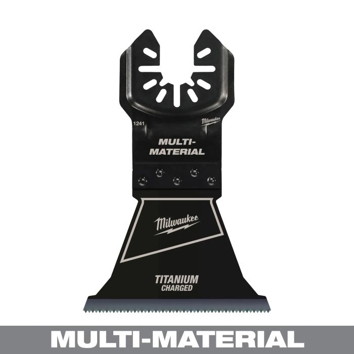 Image of Milwaukee OPEN-LOK™ 2-1/2" TITANIUM CHARGED™ Bi-Metal Multi-Material Multi-Tool Blade