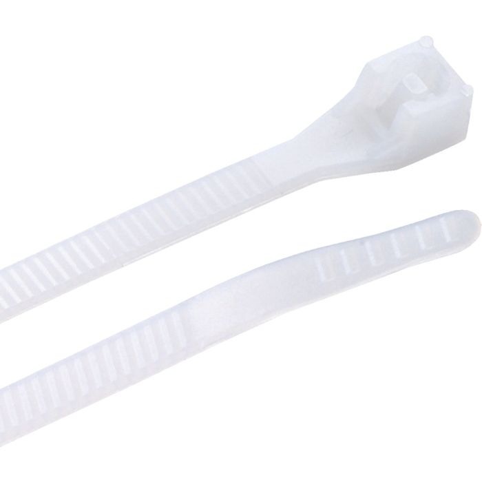 Gardner Bender DoubleLock 6 In. x 0.13 In. Natural Color Nylon Cable Tie (100-Pack)