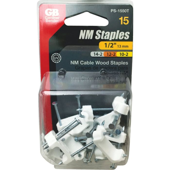 15/Pk  3/4" Plastic Staples