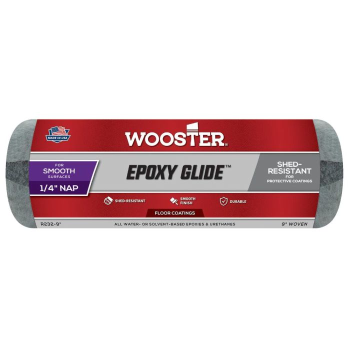 9" x 1/4" Nap Wooster R232 Epoxy Glide Specialty Roller Cover