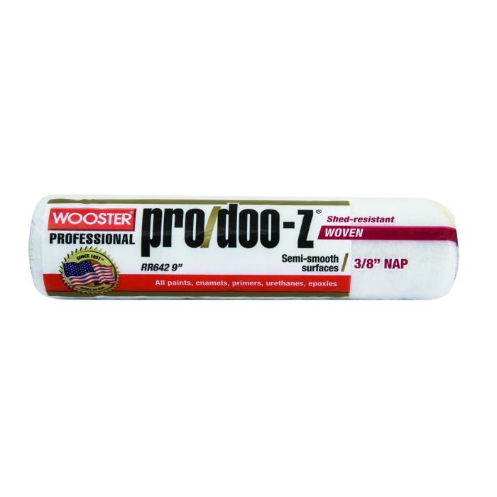 9" x 3/8" Nap Wooster RR642 Pro/Doo-Z Professional Woven Roller Cover