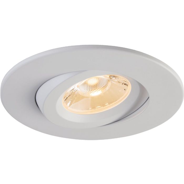 Liteline Trenz Retina 4 In. New Construction/Remodel IC Rated White Recessed Light Kit
