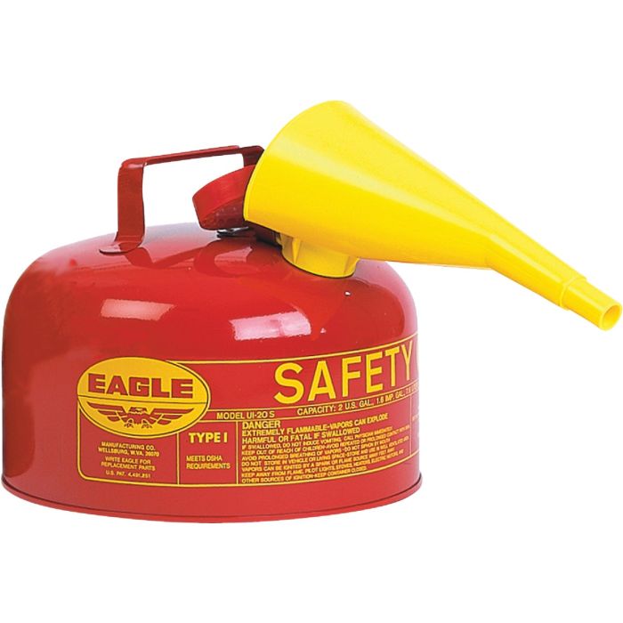Red 2gal Gas Safety Can
