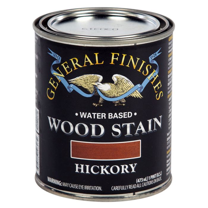 1 Pt General Finishes WHPT Hickory Wood Stain Water-Based Penetrating Stain