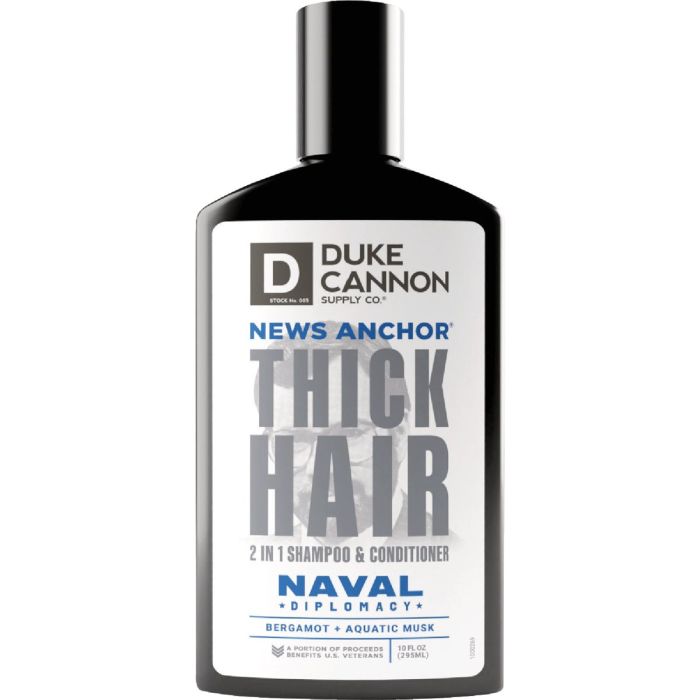 Duke Cannon 10 Oz. Naval Diplomacy News Anchor 2-In-1 Shampoo & Conditioner