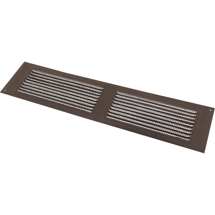 Soffit Vent Cover Brown 8"
