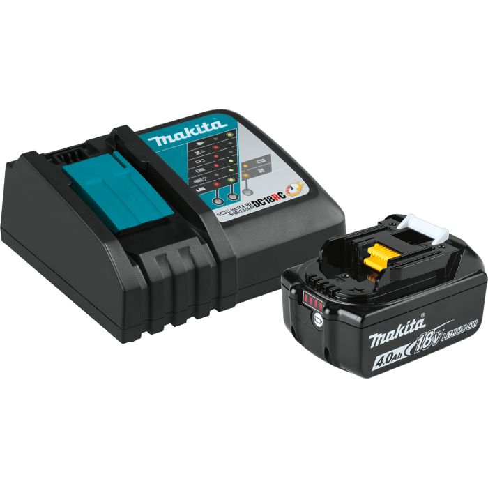 Image of Makita 18V LXT® Lithium‑Ion Battery and Charger Starter Pack (4.0Ah)