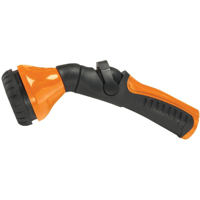 Dramm One Touch Heavy-Duty Metal Shower & Stream Multi-Pattern Nozzle, Orange
