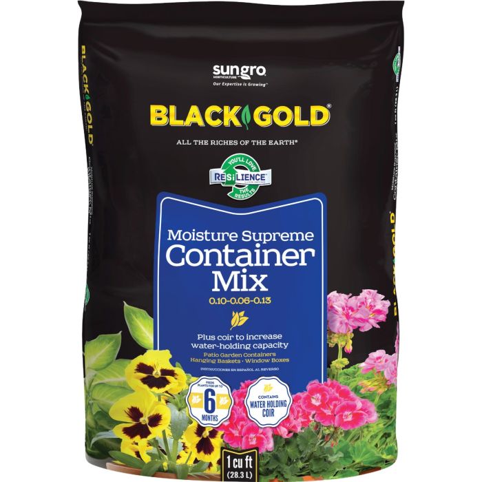 Black Gold Moisture Supreme 1 Cu. Ft. 19 Lb. Container Plants Potting Mix