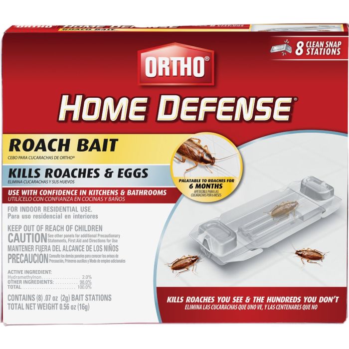 Ortho Home Defense 0.56 Oz. Solid Roach Bait Station (8-Pack)