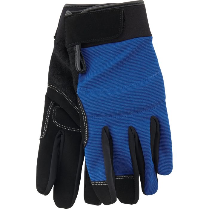 Do it Men's Medium Polyester Spandex High Performance Glove with Hook & Loop Cuff