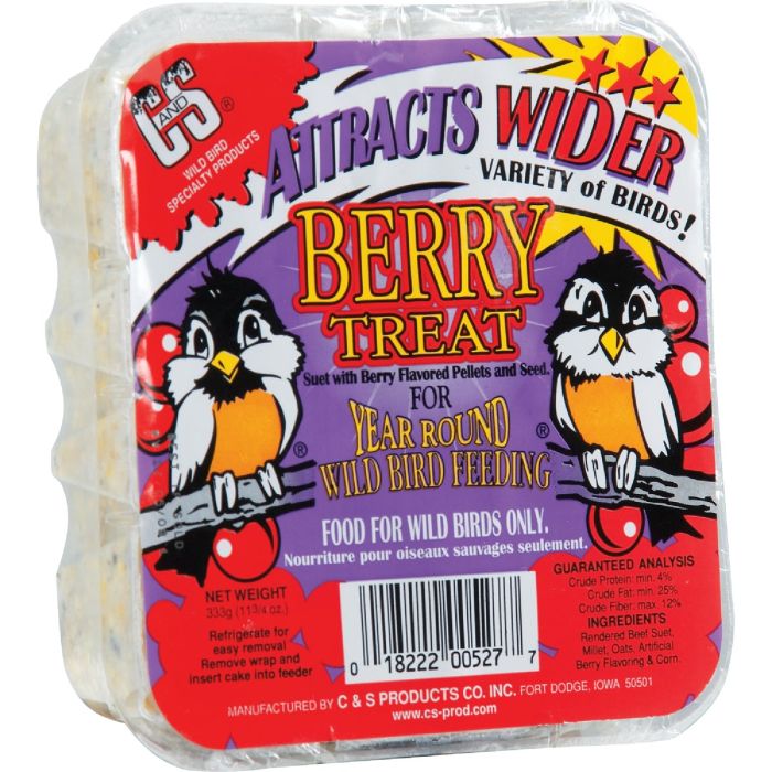 C&S 11.75 Oz. Berry Treat Suet