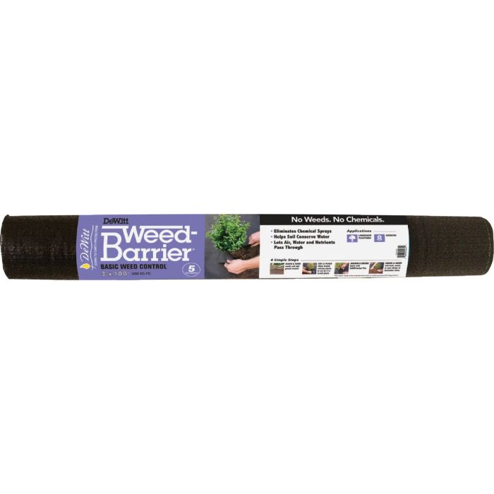 DeWitt Weed Barrier 3 Ft. W. x 100 Ft. L. Pointbond Polyproylene 5-Year Basic Weed Control Landscape Fabric