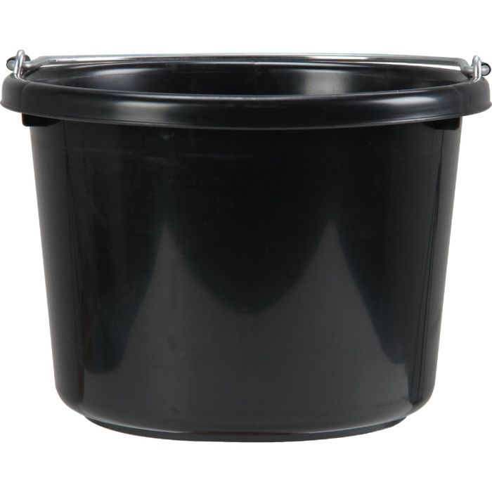 8qt Black Poly Bucket