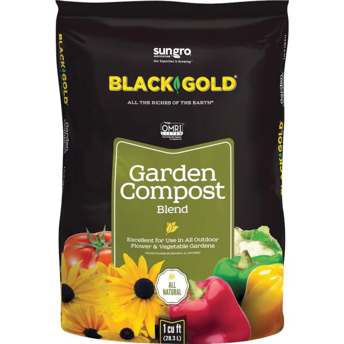 Black Gold 1 Cu. Ft. 30 Lb. Organic Lawn & Garden Compost
