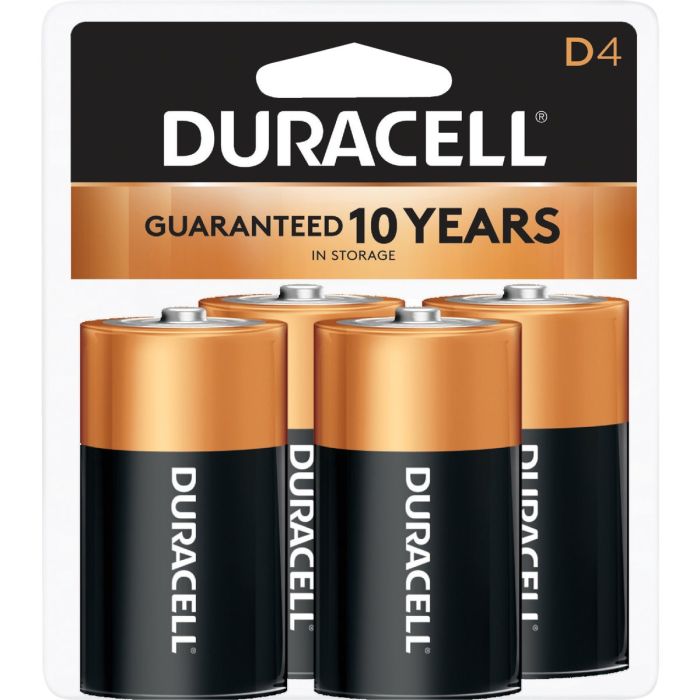 4pk D Alkaline Battery