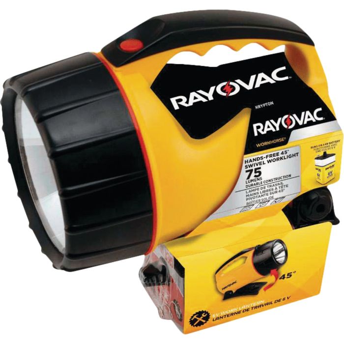 Rayovac 7.25 In. W. x 8 In. H. Yellow Plastic Lantern