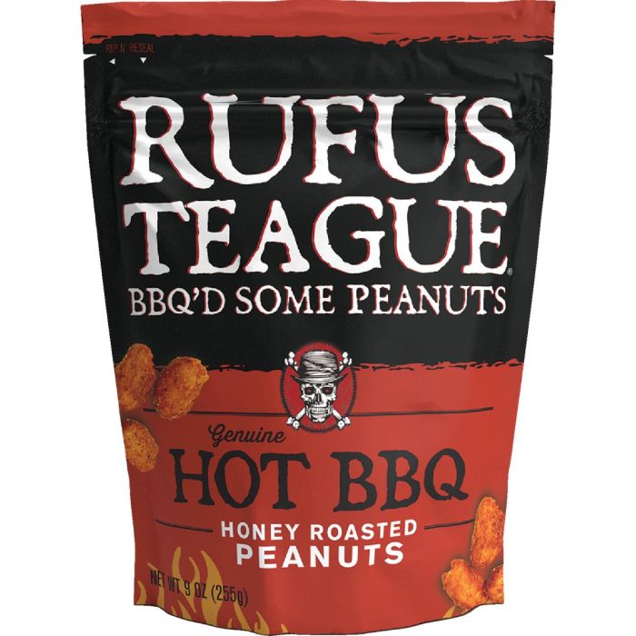 Rufus Teague 9 Oz. Hot BBQ Honey Roasted Peanuts