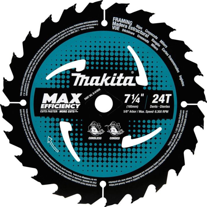 Makita 7-1/4" 24t Tct Blade