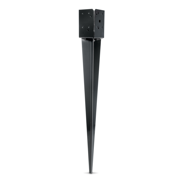 Image of Simpson Strong-Tie E-Z Spike Steel Black Powder-Coated Fence Post Spike