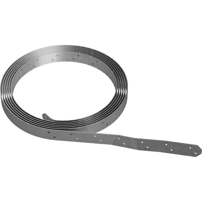 Image of Simpson Strong-Tie 1-3/16 In. x 25 Ft. Galvanized Steel 14 Gauge Coiled Strapping