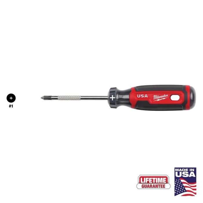 Image of 6" Cabinet Tip Cushion Grip Screwdriver