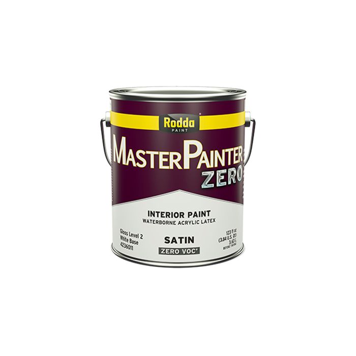 Image of Rodda Master Painter Zero Eggshell Bright White 5 Gallon