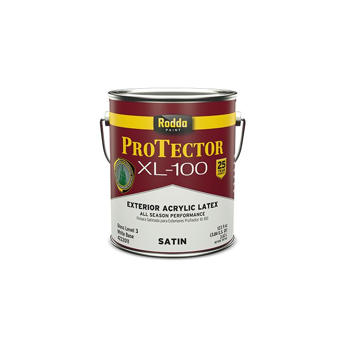 Image of Rodda Protector XL-100 Exterior Acrylic Latex Satin White 1 Gallon